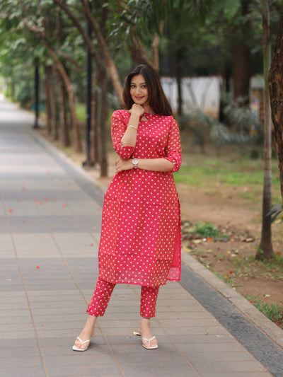 Cherry Blush Top & Pant Set