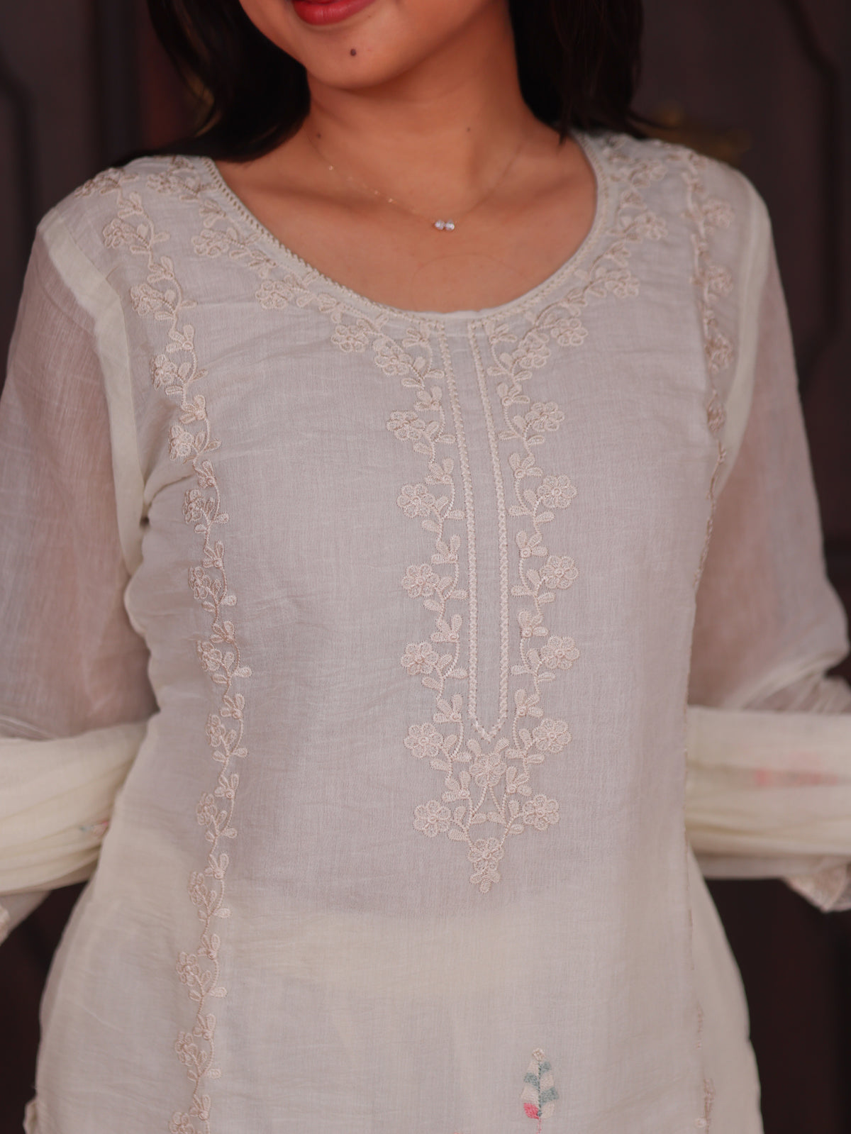 Thamarai Top & Dupatta Set