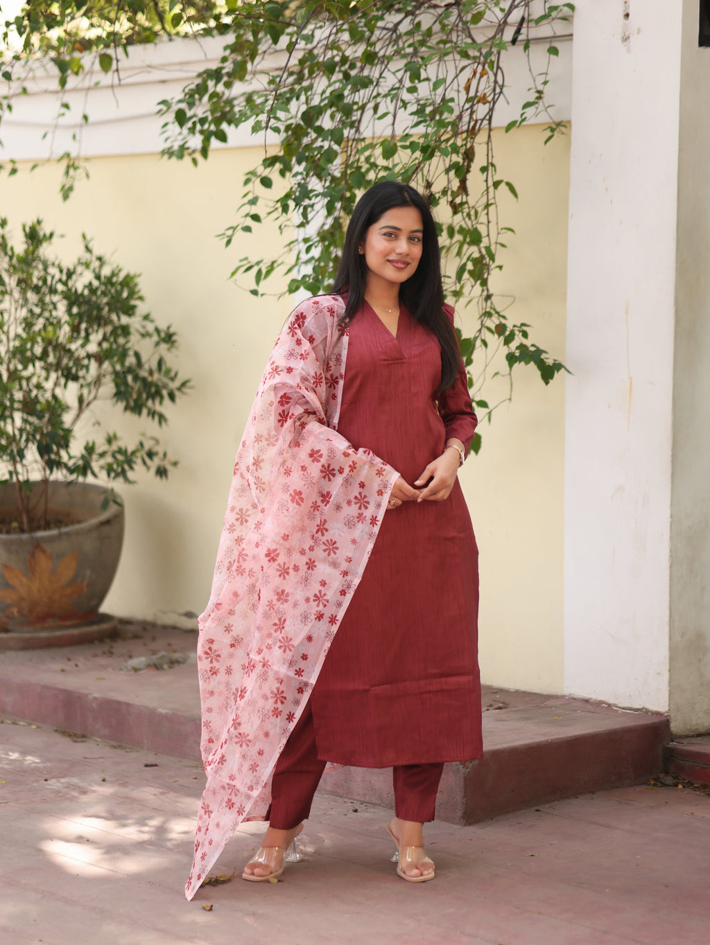 Mocha Maple Salwar Suit