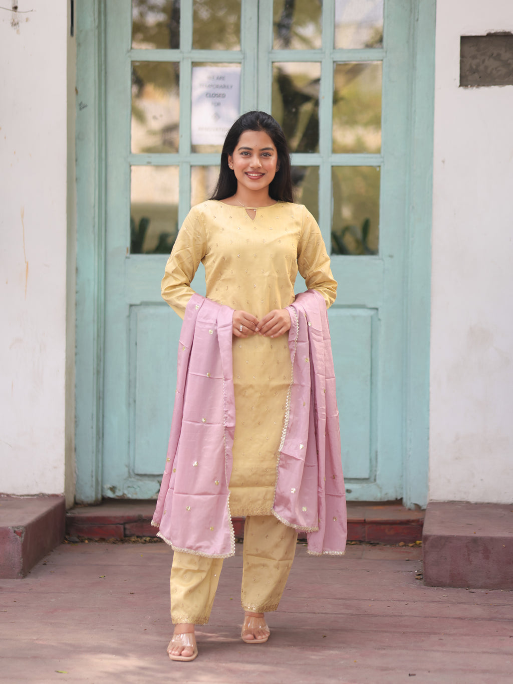Gold Grace Salwar Suit