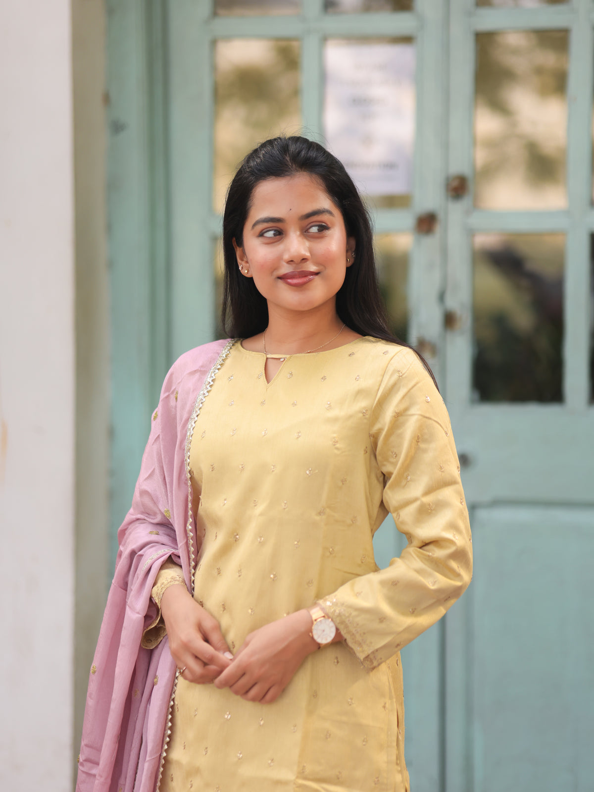 Gold Grace Salwar Suit