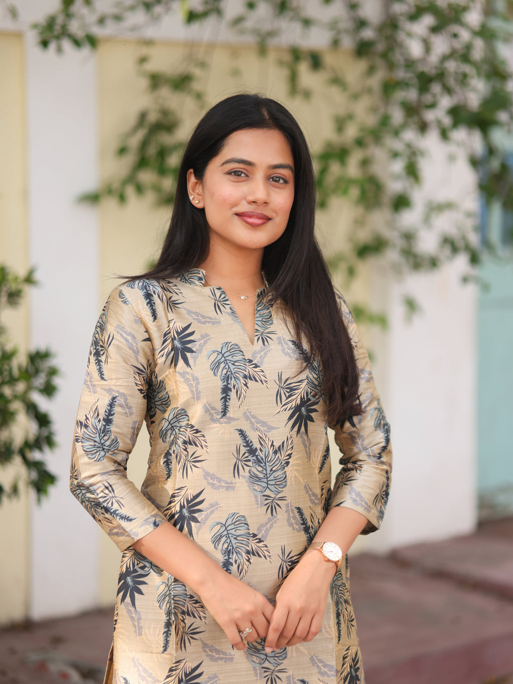 Leaf & Lace Kurti