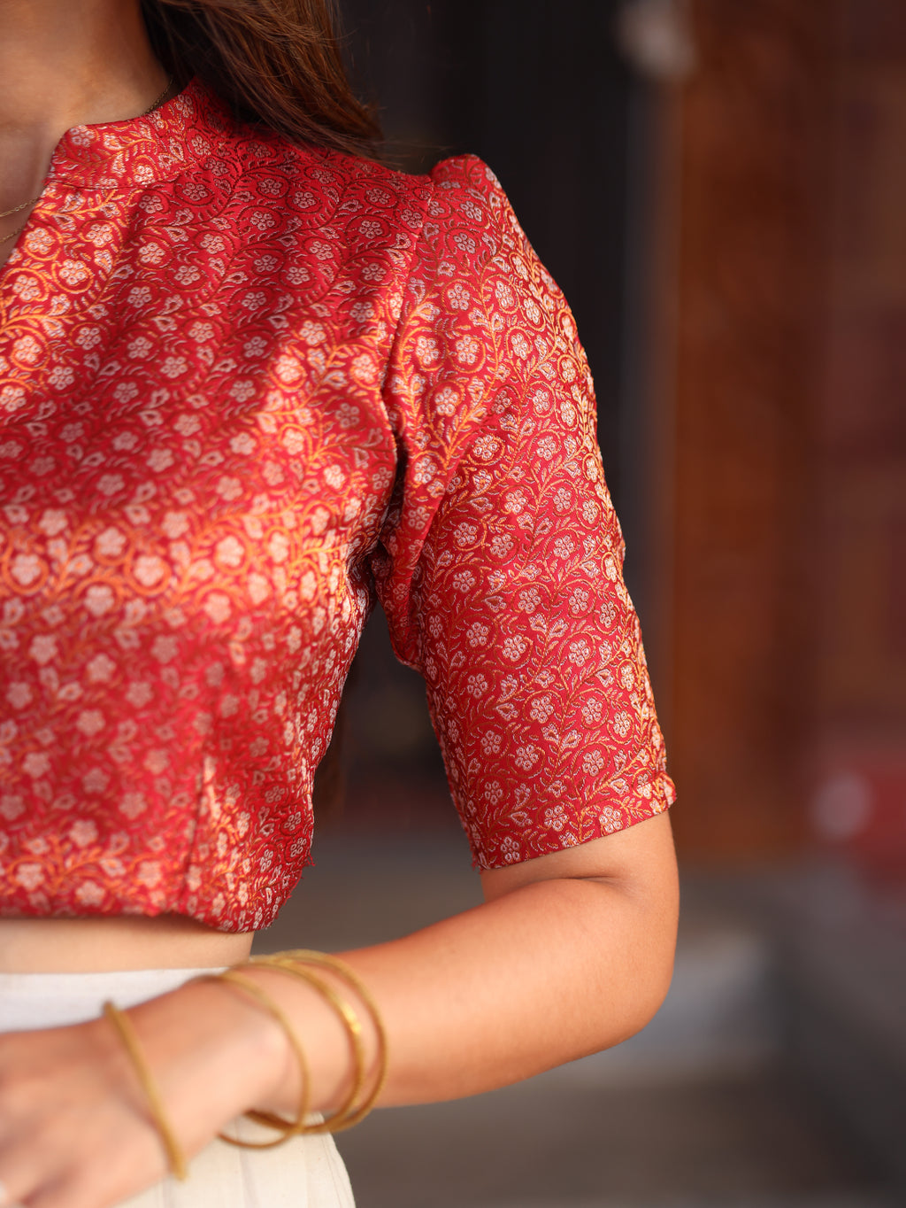 Kanmani Crop Top & Skirt