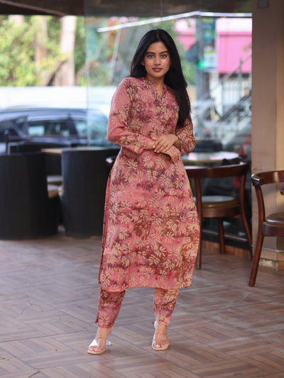 Rosewood Bloom Top & Pant Set